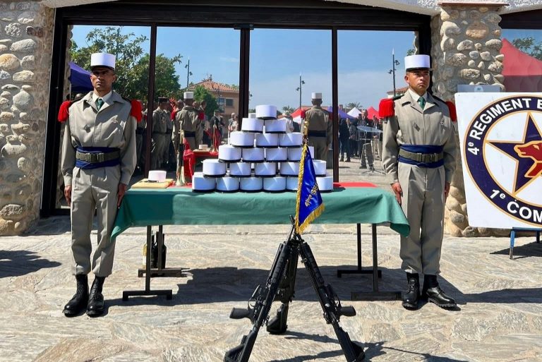 L’association Zakhor pour la Mémoire présente lors de la remise des képis blancs du 4e Régiment étranger à Saint-Cyprien